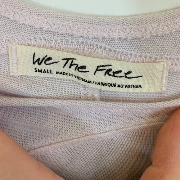 Free People We The Free Paradise Tee Lilac Fog Ombré Small - Picture 7 of 16